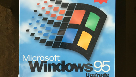 The first copy of Windows 95 ever made