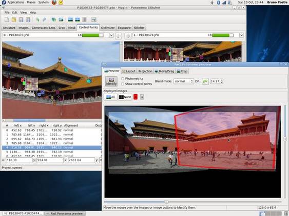 Hugin plugin for GIMP