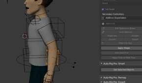 A demonstration of the Auto Rig Pro extension in Blender