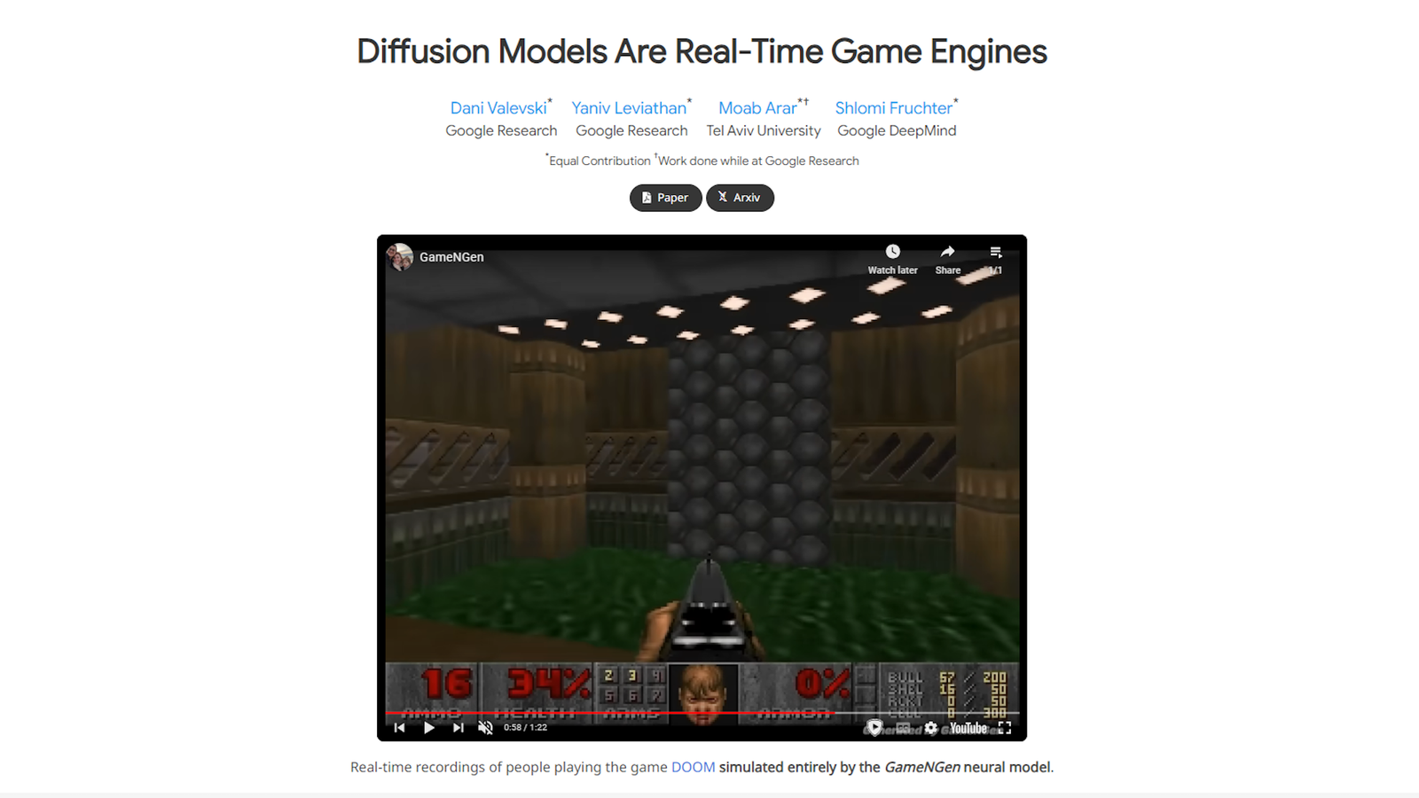 Doom running in Stable Diffusion