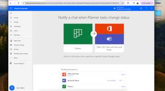 Microsoft Power Automate - notify chat when planner tasks change status