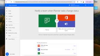 Microsoft Power Automate - notify team when planner tasks change status