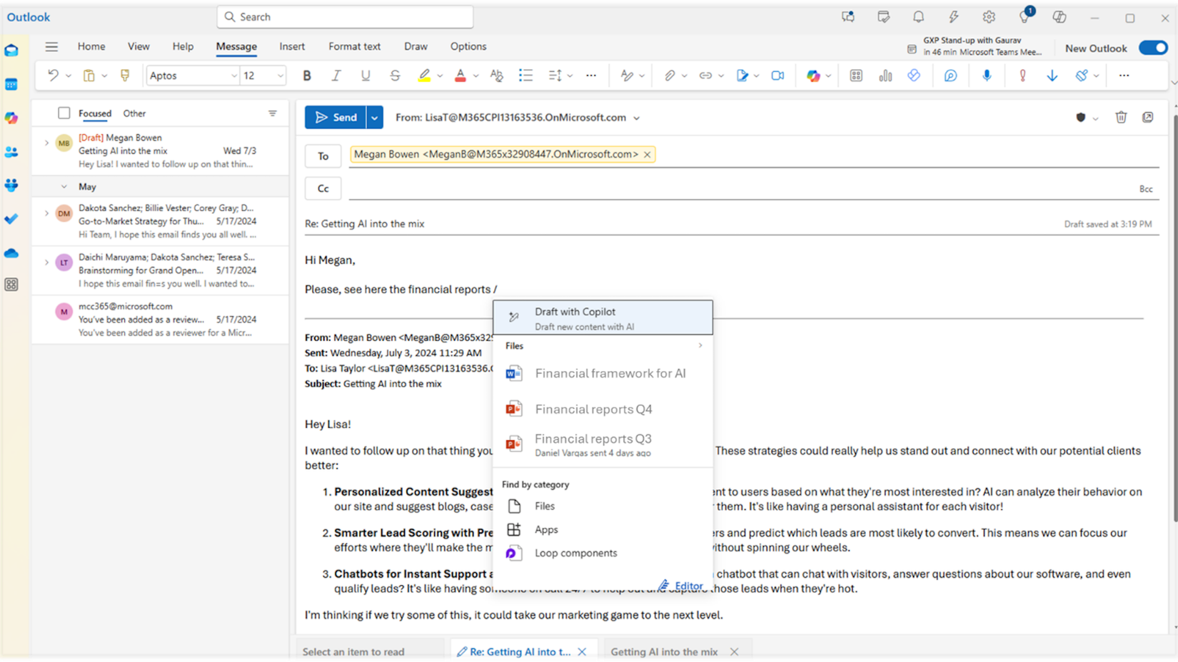 The new OneDrive integration with Outlook