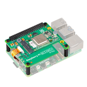 A transparent render of the Raspberry Pi AI Kit