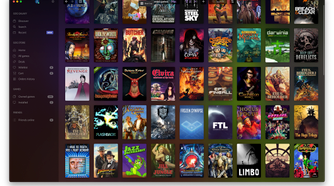 The GoG Galaxy client running under Rosetta 2 in macOS.
