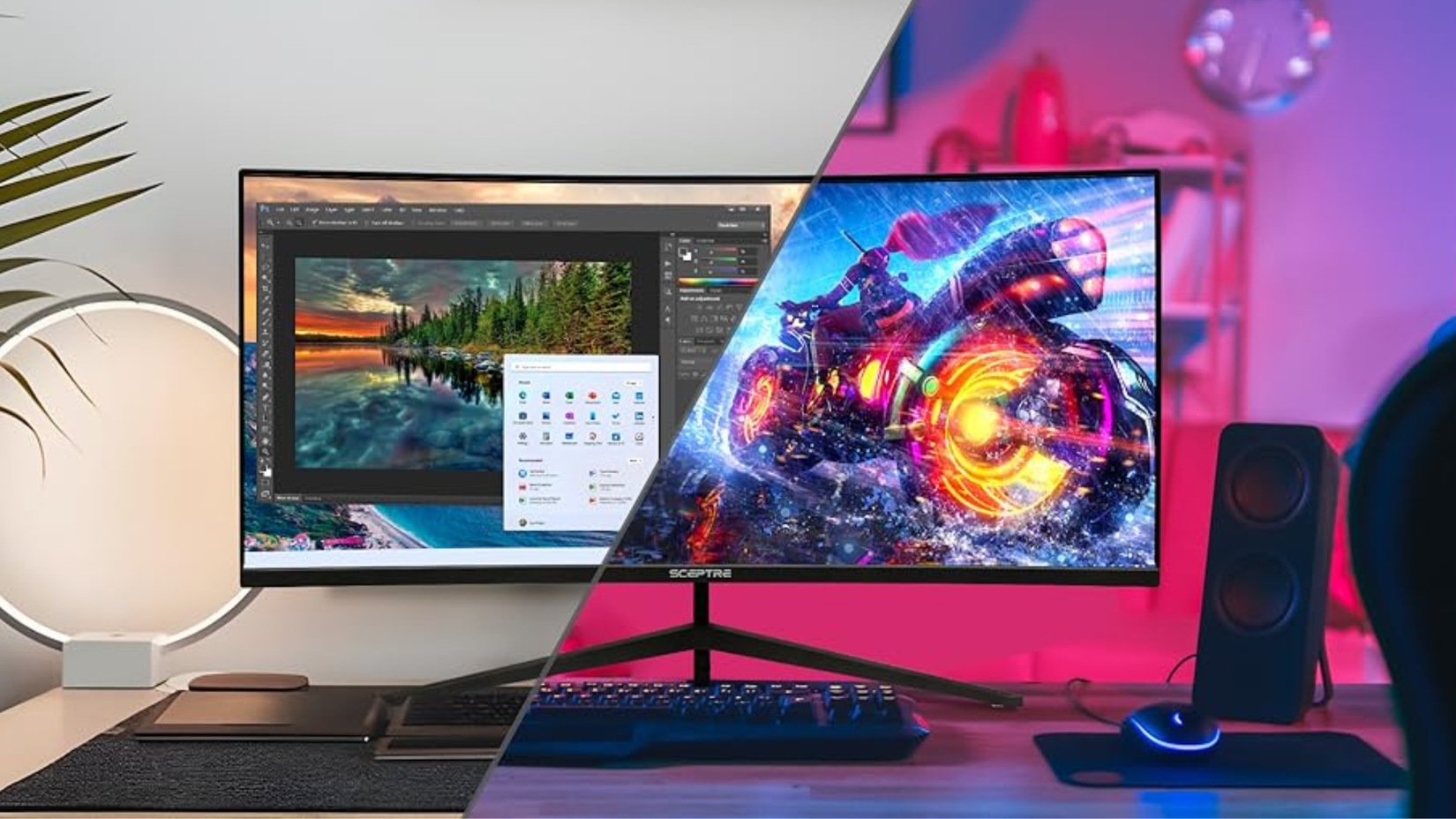 Sceptre 34-Inch Curved Ultrawide WQHD Monitor