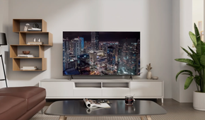 Hisense QD7 smart TV in living room