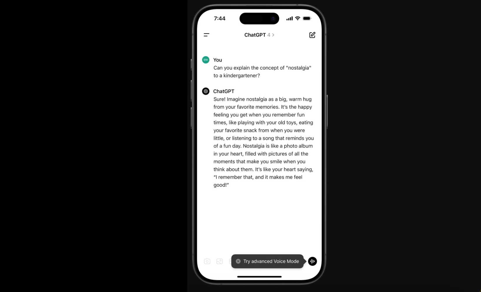 ChatGPT’s Advanced Voice Mode might roll out to select Plus users today