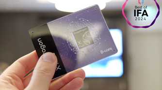 A Qualcomm Snapdragon X Plus 8-Core with a best of IFA badge