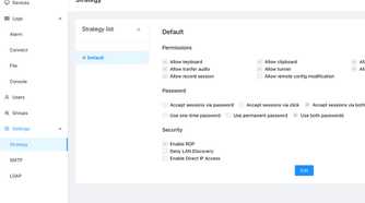 RustDesk home menu