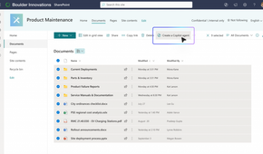 screenshot of copilot agents feature