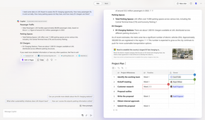 screenshot of copilot pages feature