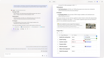 screenshot of copilot pages feature
