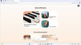 The Copilot Discover cards