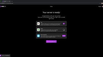 HexOS installation server ready