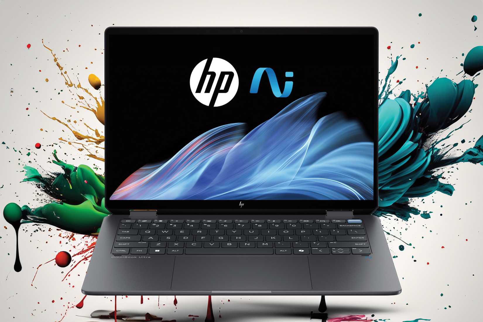 front view of the HP OmniBook Ultra Flip 14 