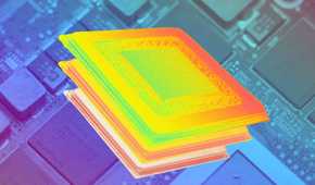 A graphical representation of a GPU