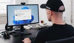 Man working on PC getting File in Use error on Windows 11