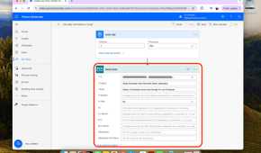 Microsoft Power Automate - email reminder email advanced settings with red selection