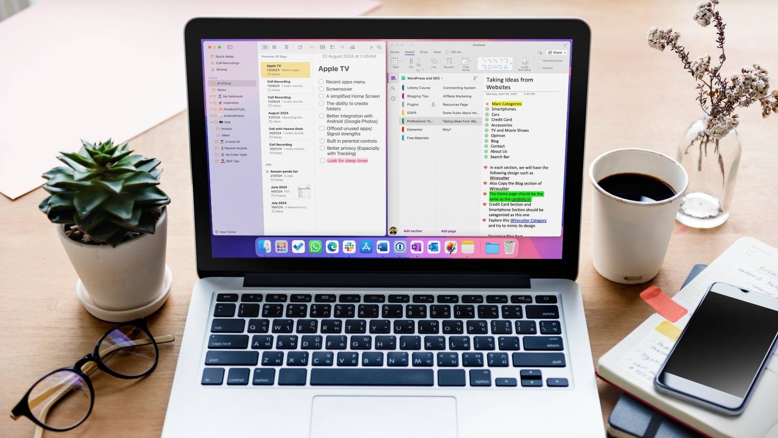 OneNote vs. Apple Notes: Which note-taking app is right for you?