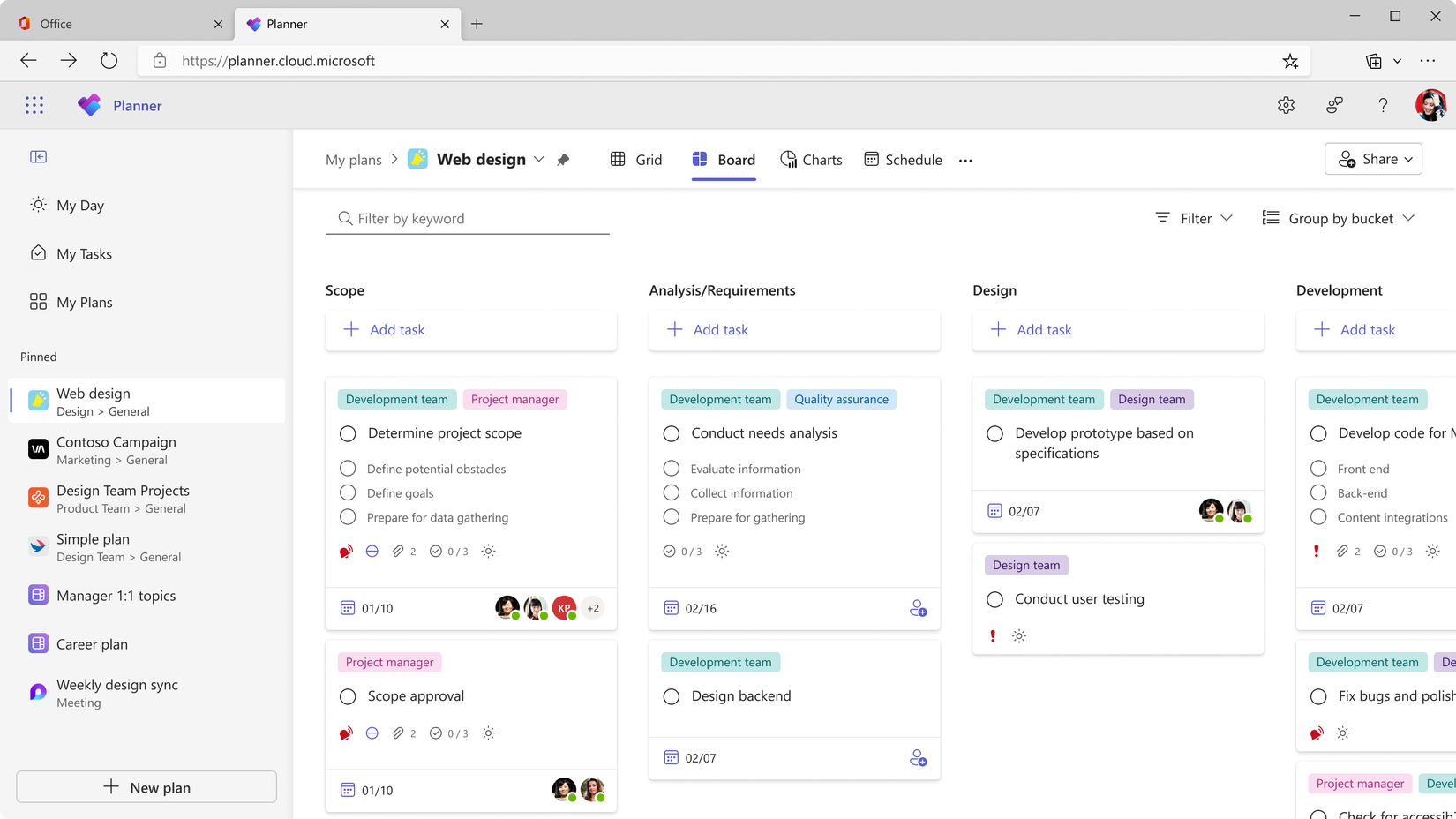 Microsoft is finally making a web version of its Planner app