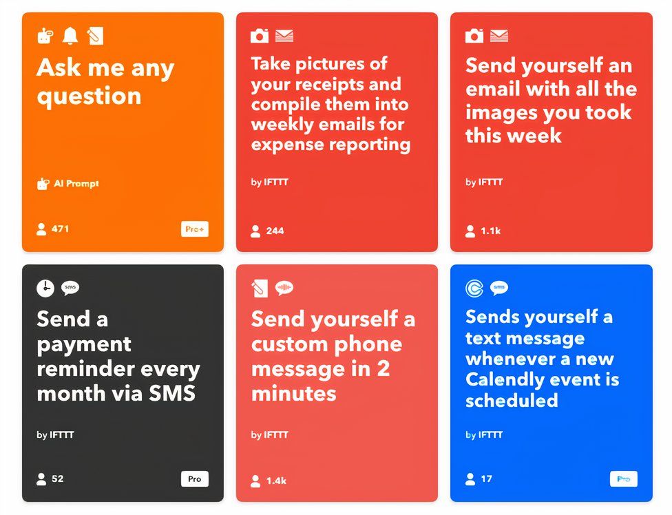 IFTTT Prompts