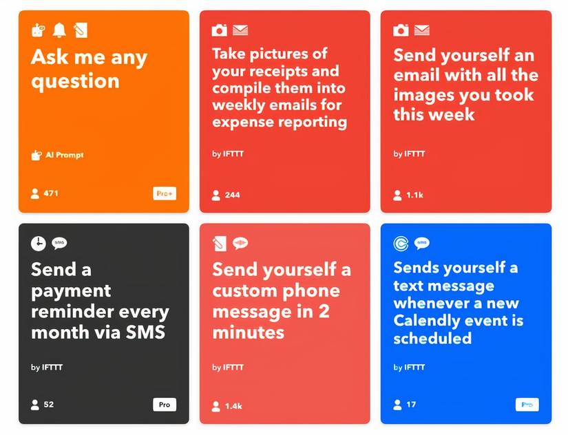 IFTTT Prompts