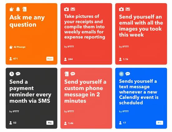 IFTTT Prompts
