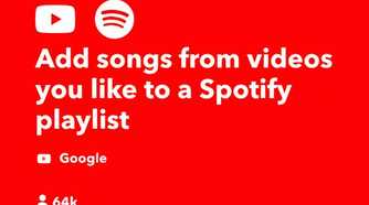 A Spotify automation in IFTTT