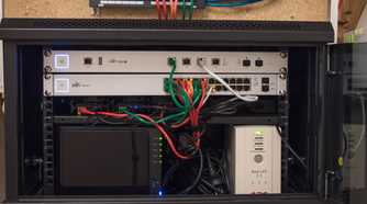 A small homelab in a rack-mount chasis.