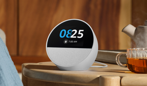 Echo Spot on night stand