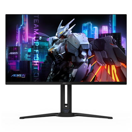 render of aorus fo32u2 monitor