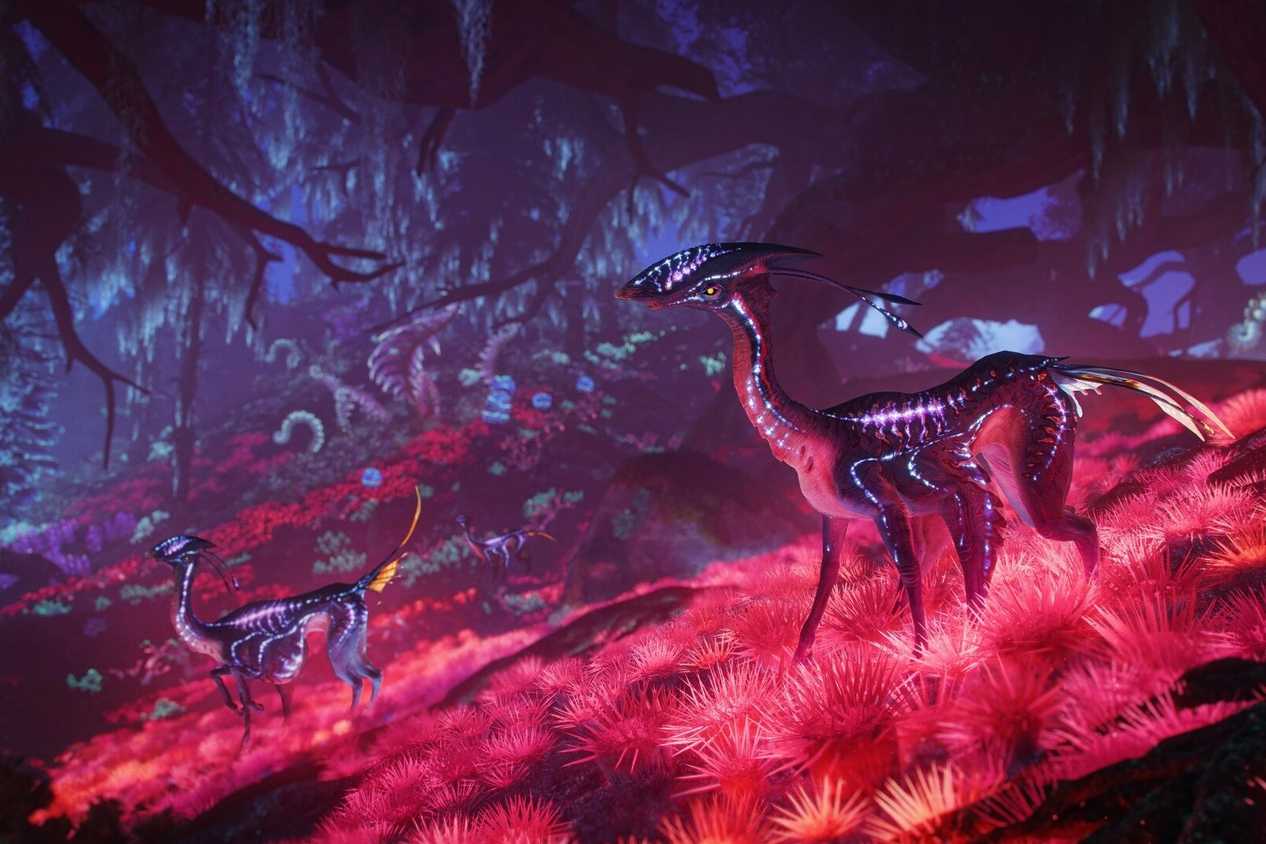 Screenshot from the video game Avatar: Frontiers of Pandora