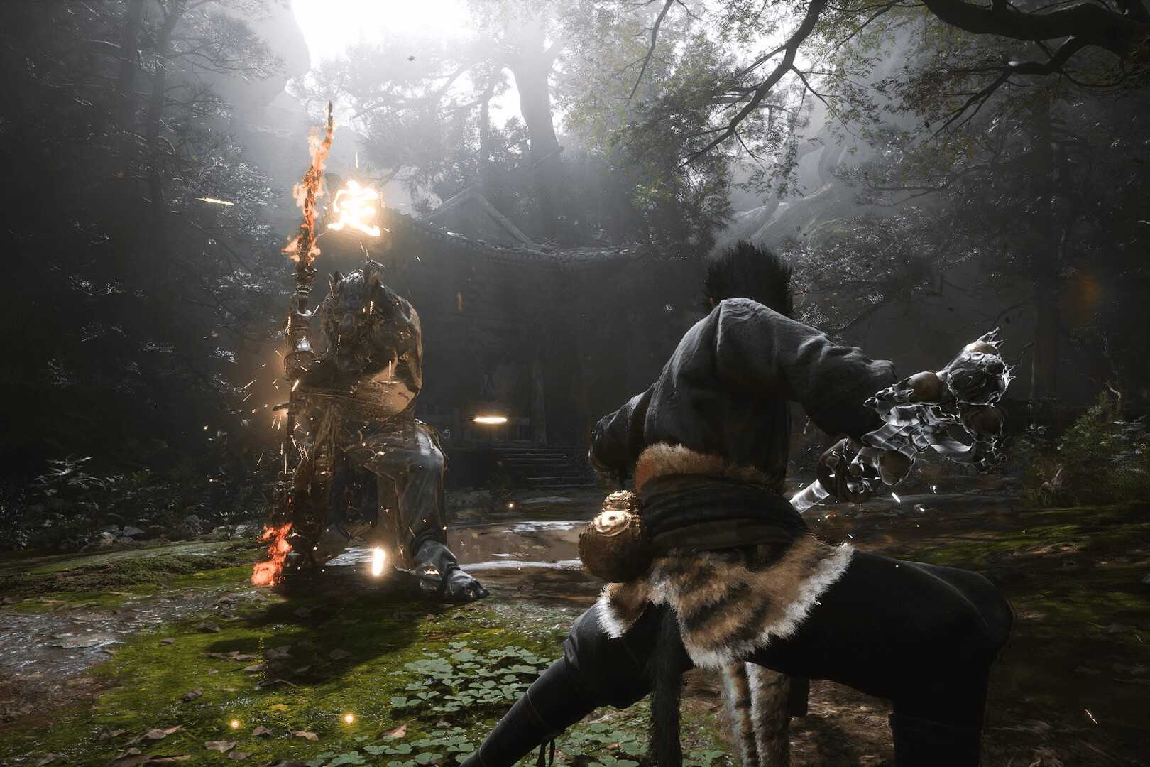 Screenshot from the video game Black Myth: Wukong