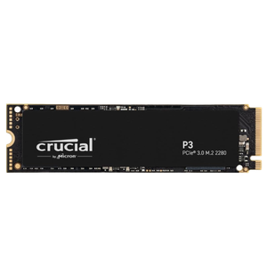 A transparent render of the Crucial P3 SSD