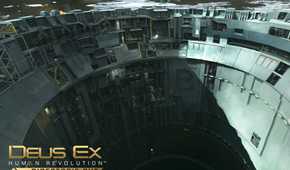 Screenshot from Deus Ex: Human Revolution showing a scientific installation