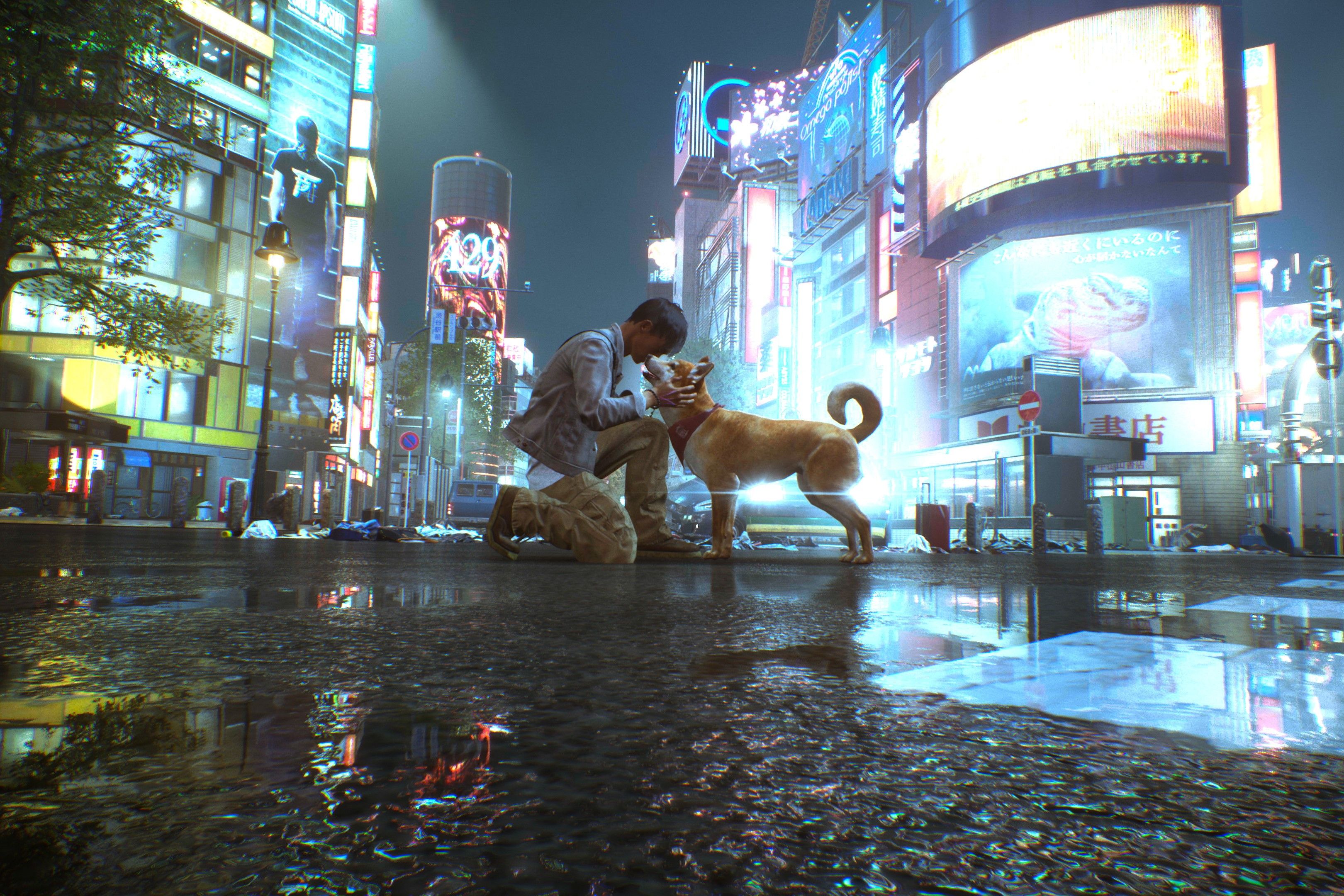Screenshot from the video game Ghostwire: Tokyo
