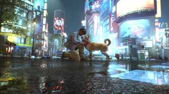 Screenshot from the video game Ghostwire: Tokyo