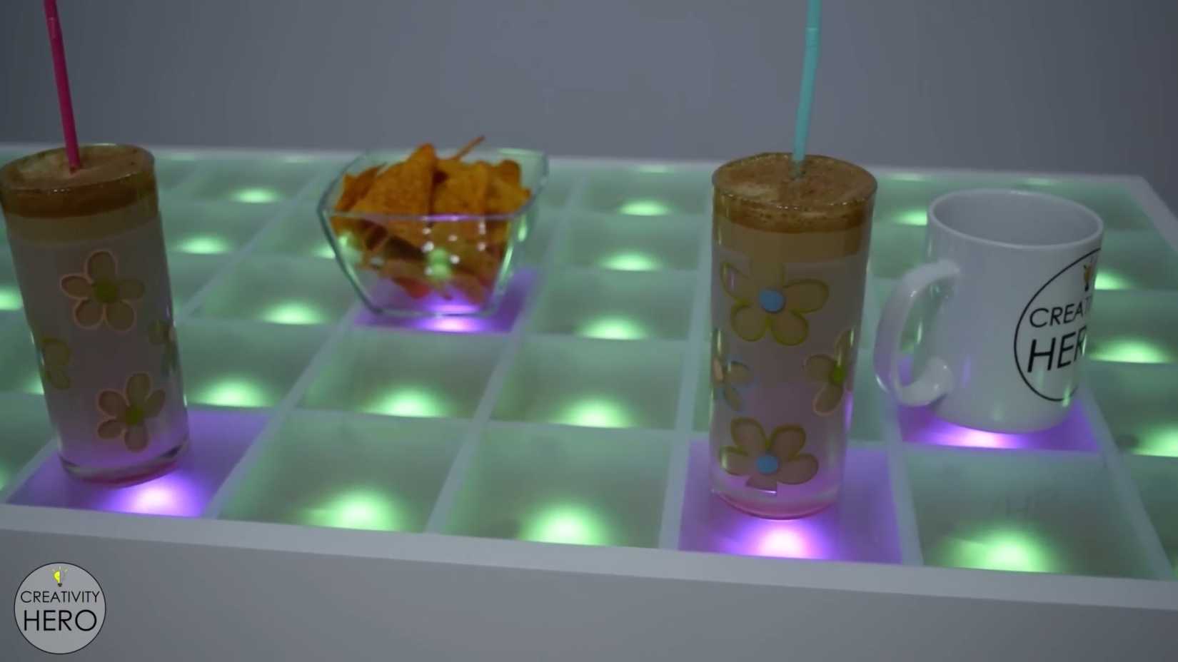 Interactive LED Coffee Table