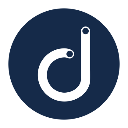 domotz logo in white on a blue circle