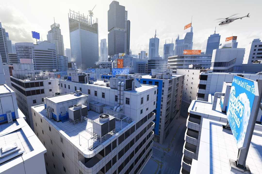 Screenshot of Mirror's Edge video game