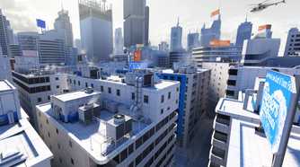 Screenshot of Mirror's Edge video game
