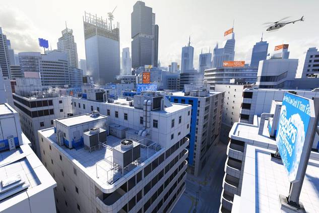 Screenshot of Mirror's Edge video game