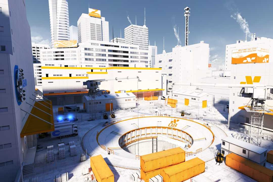 Screenshot of Mirror's Edge video game