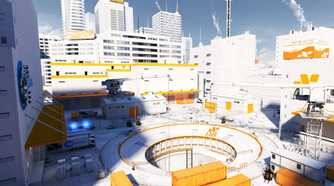 Screenshot of Mirror's Edge video game