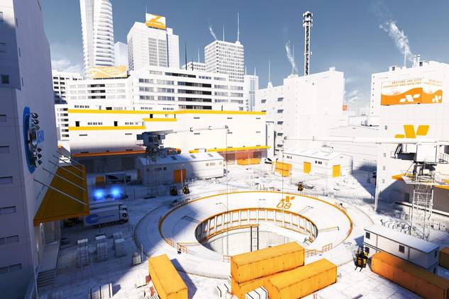 Screenshot of Mirror's Edge video game