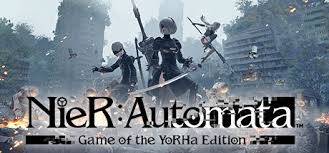 Nier: Automata poster showing the android protagonists