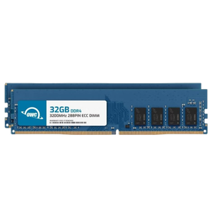 A transparent render of the OWC DDR4 ECC Unbuffered Memory