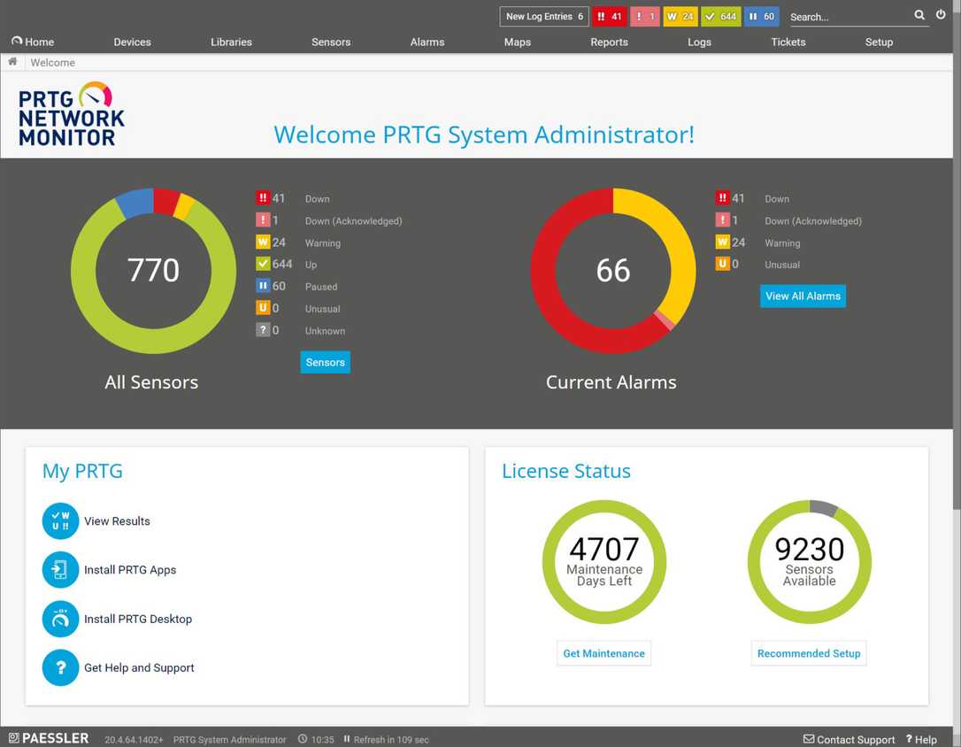 paessler network monitor