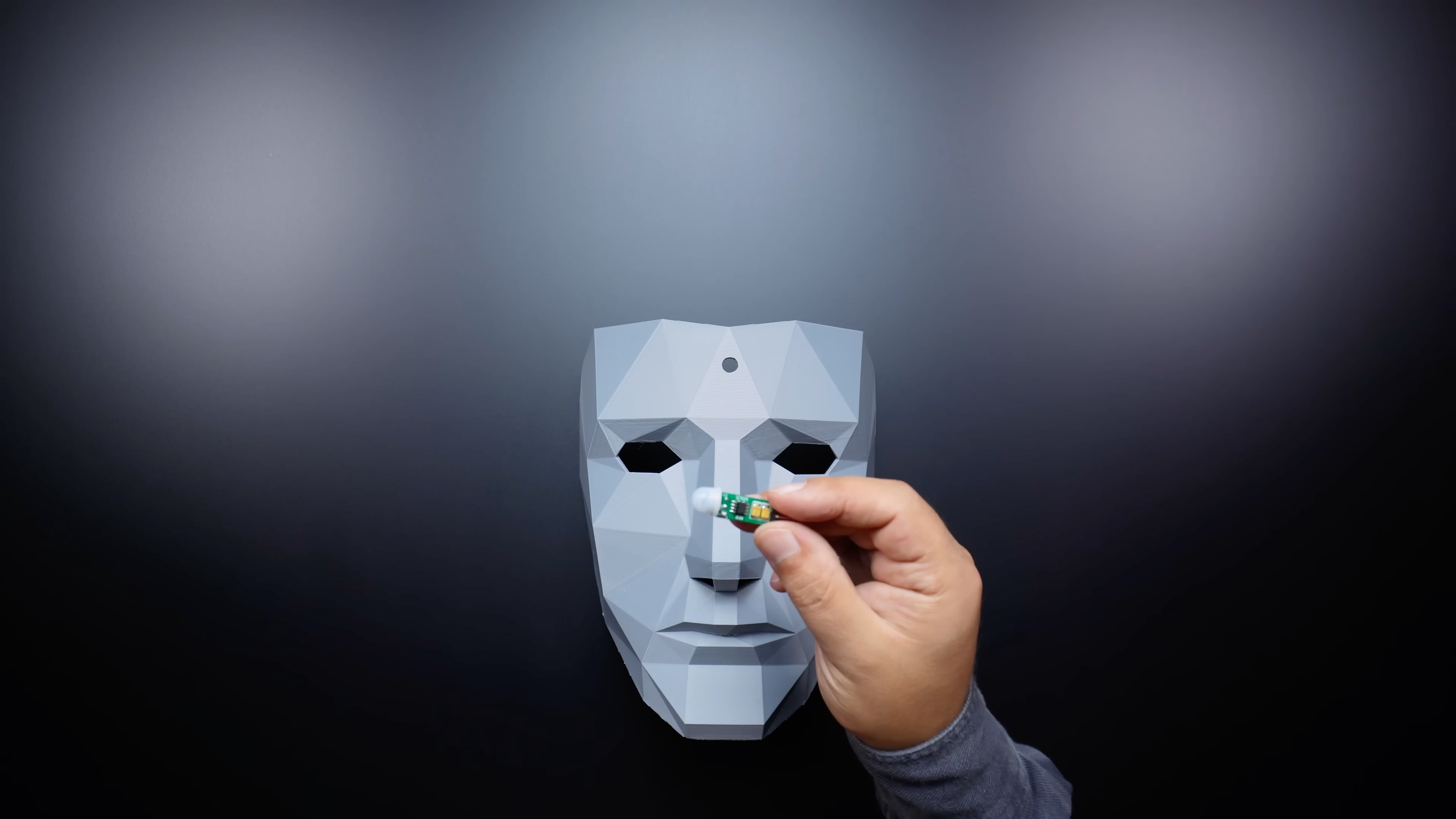 PIR motion sensor for animatronic eyes